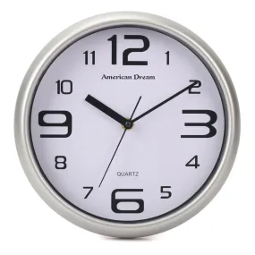 10" No-Ticking Wall Clock