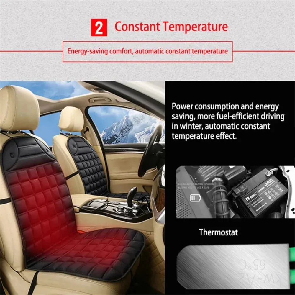 12V Warm And Comfortable Car Seat Heated Mat