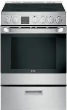 24 Inch Freestanding Electric Range with 4 Radiant Smoothtop Elements, 2.9 Cu. Ft.