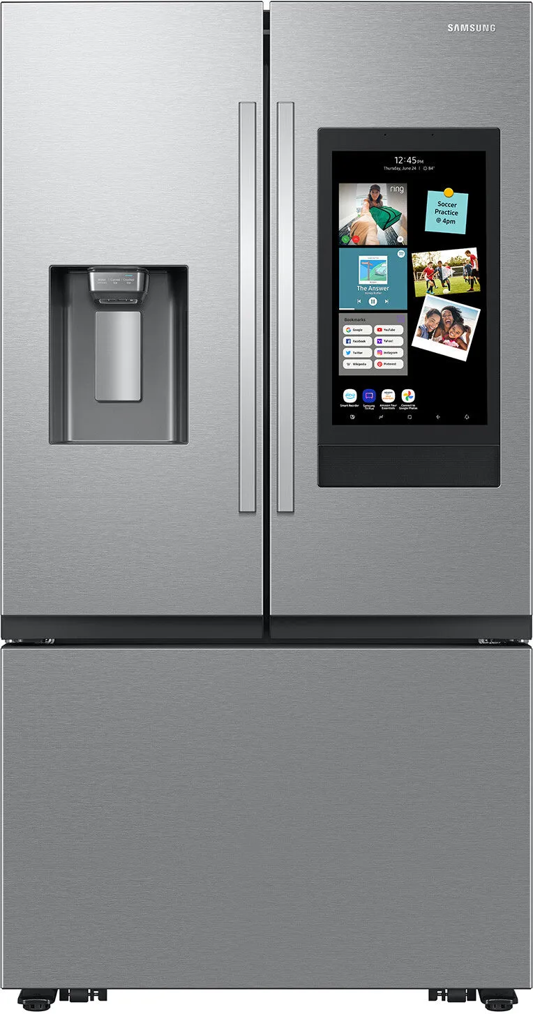 30cf French Door with Family Hub Refrigerator in Stainless Steel