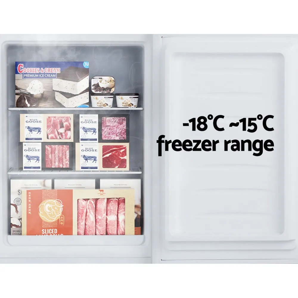 60L Compact Portable Upright Freezer, Adjustable Temp - Devanti