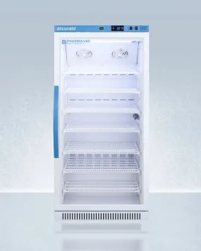 Accucold 23" Wide 8 Cu.Ft. Upright Vaccine Refrigerator Glass Door