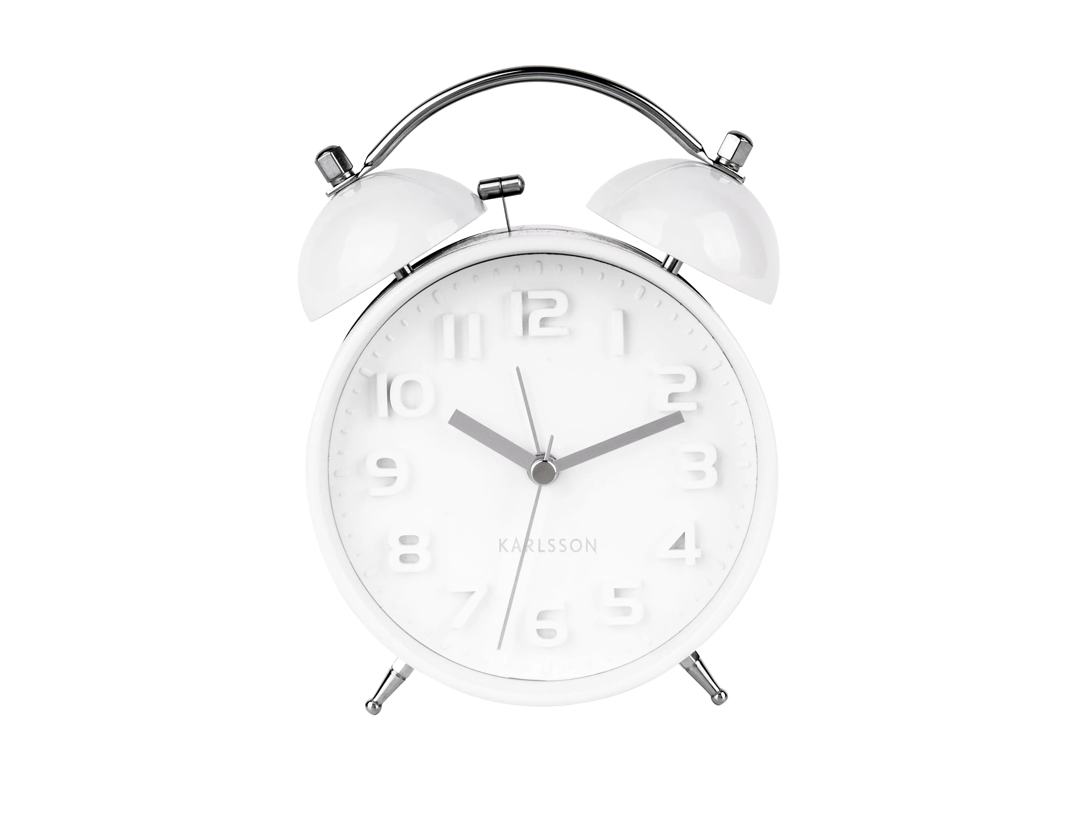 Alarm clock Mr White white