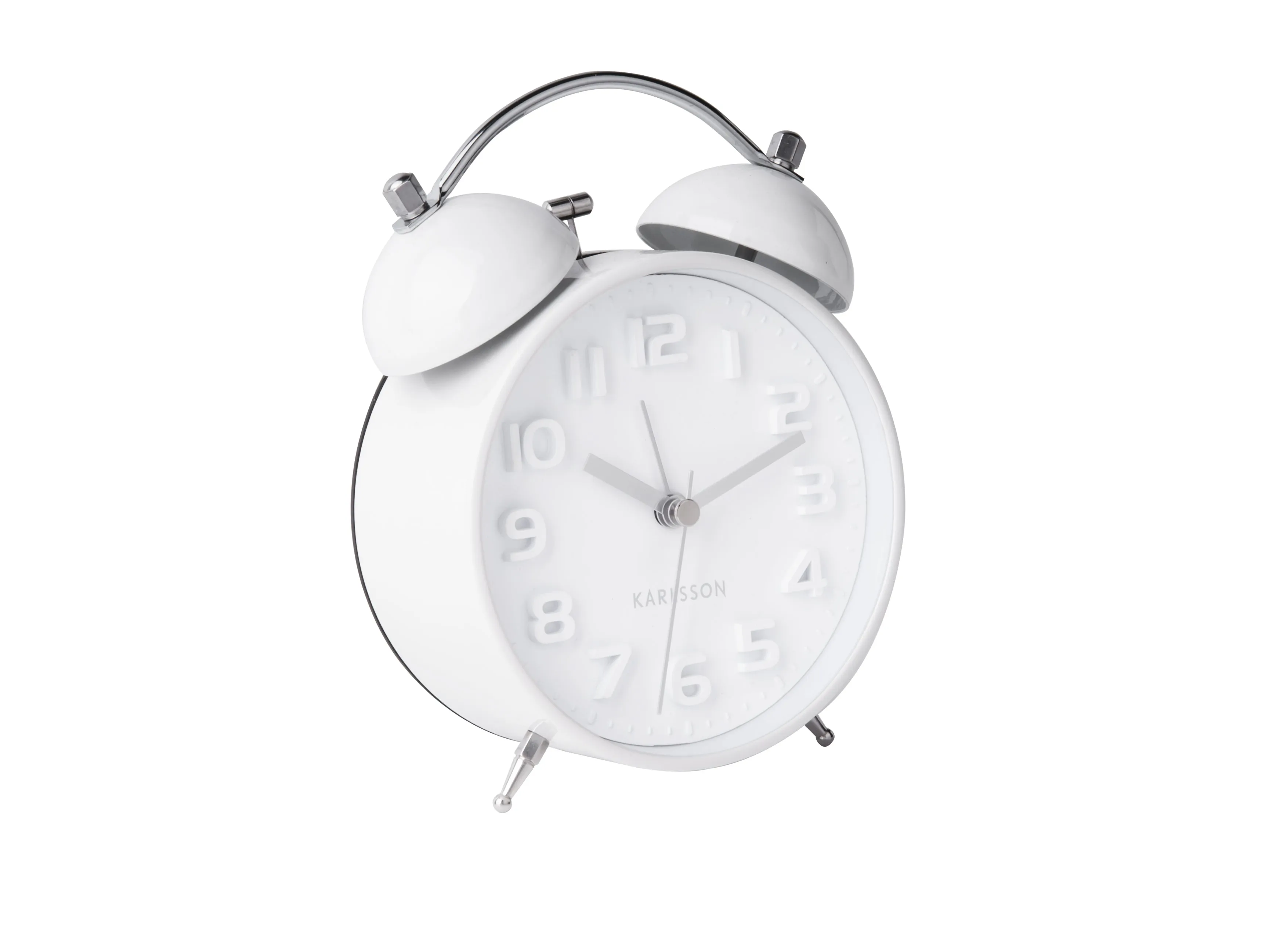 Alarm clock Mr White white