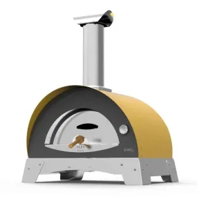 Alfa Ciao 36.5" Wood Fire Pizza Oven - Yellow