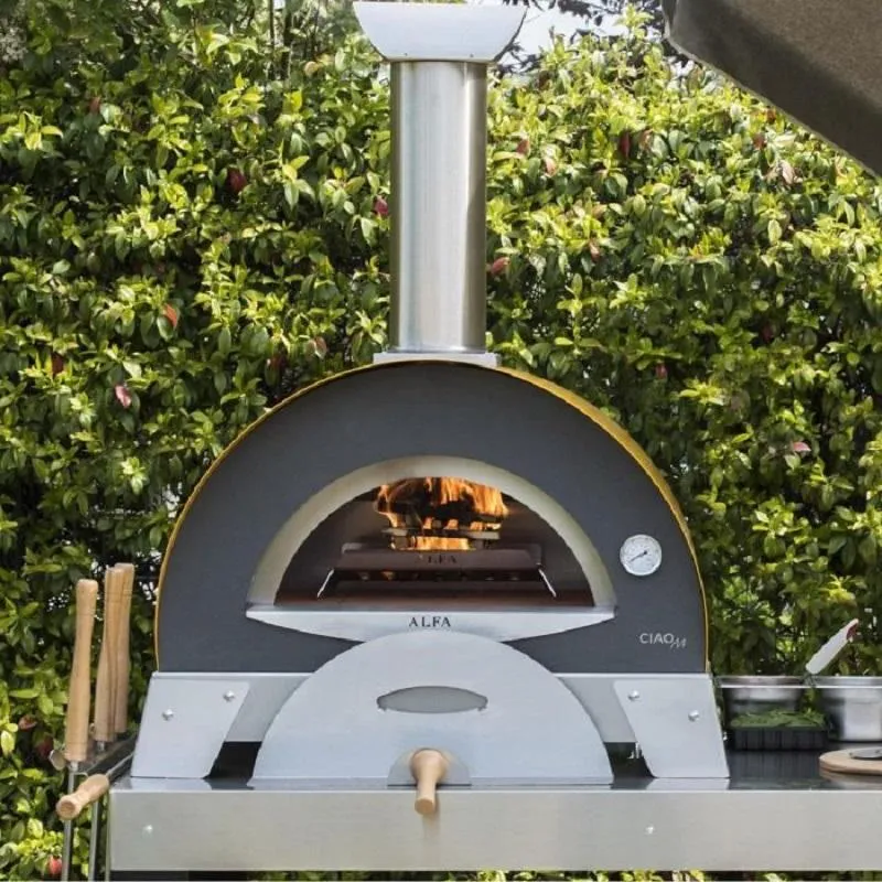 Alfa Ciao 36.5" Wood Fire Pizza Oven - Yellow