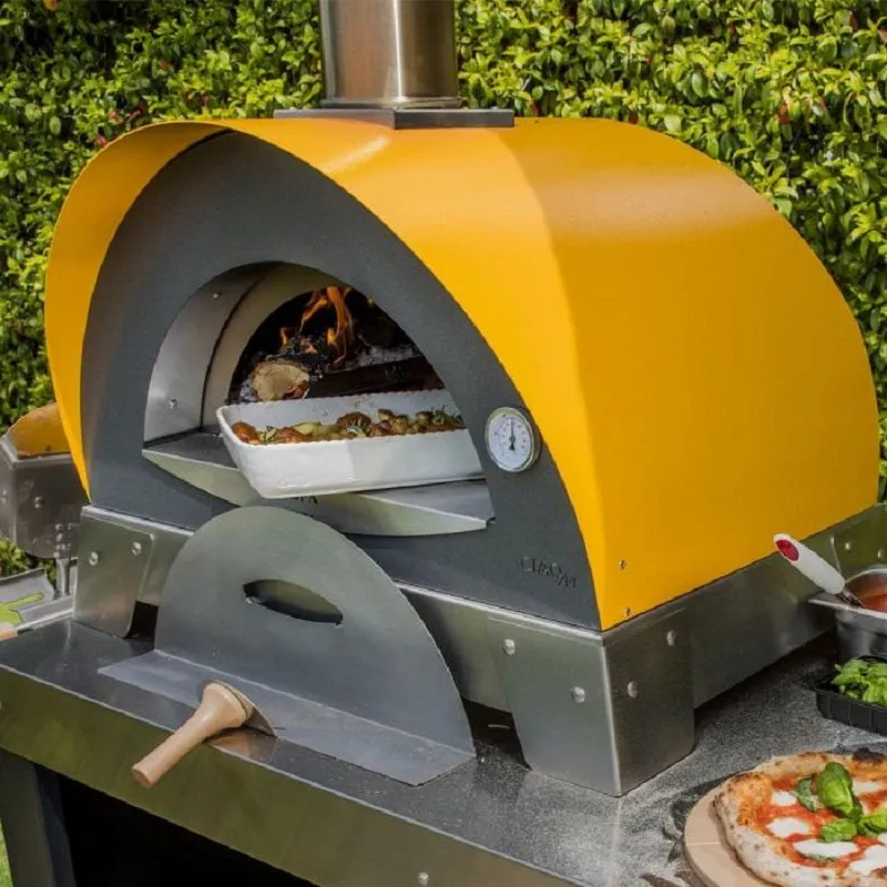 Alfa Ciao 36.5" Wood Fire Pizza Oven - Yellow