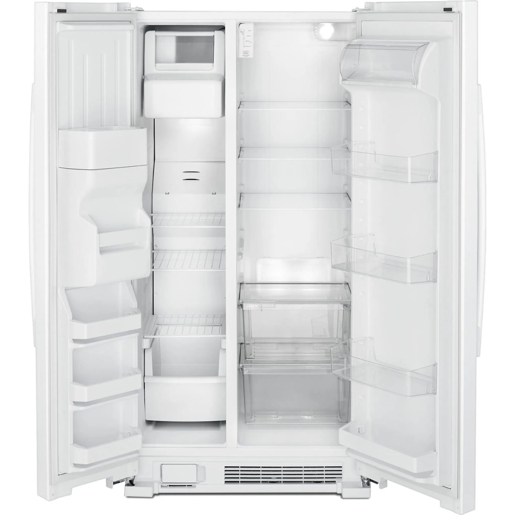 Amana 33" Side-by-Side Refrigerator with Dual Pad External Ice and Water Dispenser (ASI2175GRW)