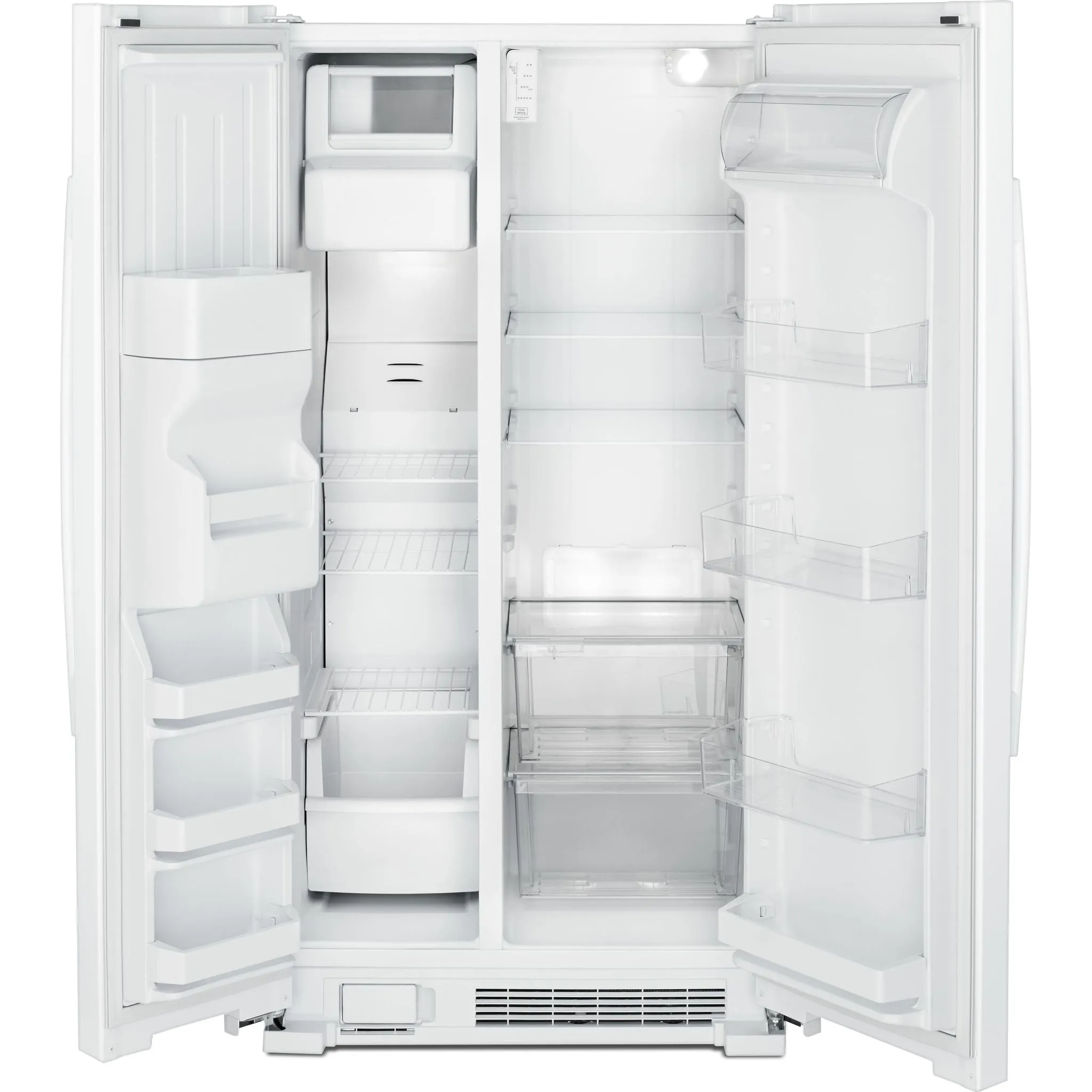 Amana 33" Side-by-Side Refrigerator with Dual Pad External Ice and Water Dispenser (ASI2175GRW)