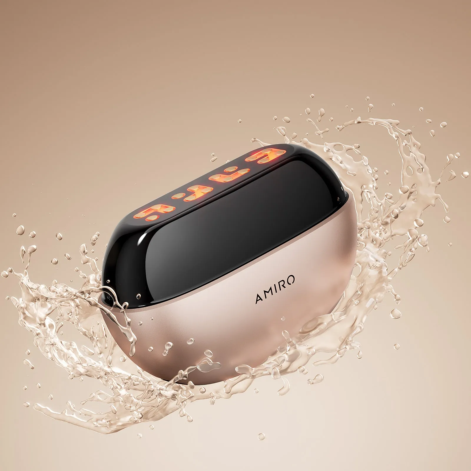 AMIRO GlowBooster Microcurrent LED Facial Device