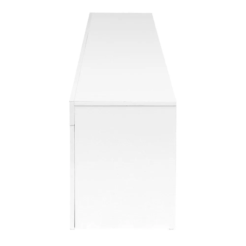 Artiss Entertainment Unit TV Cabinet LED 145cm White Angus