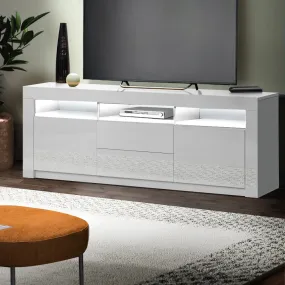 Artiss Entertainment Unit TV Cabinet LED 160cm White Anna