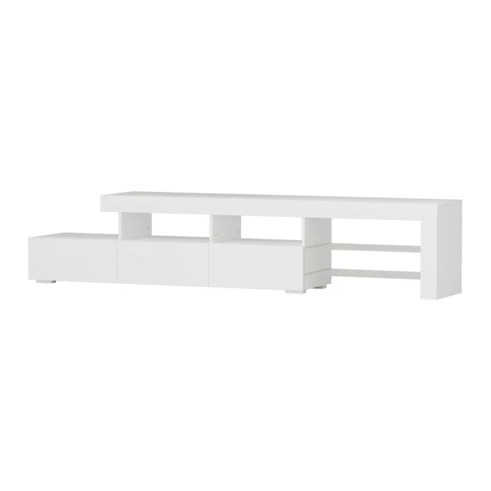 Artiss Entertainment Unit TV Cabinet LED 215cm White Caya