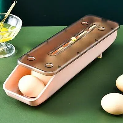 Automatic Stackable Refrigerator Egg Storage Box