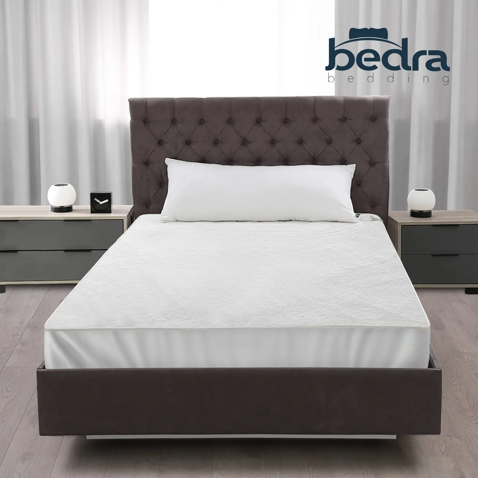 Bedra Electric Blanket Fully Fitted Fleece Heated Winter Underlay King Single