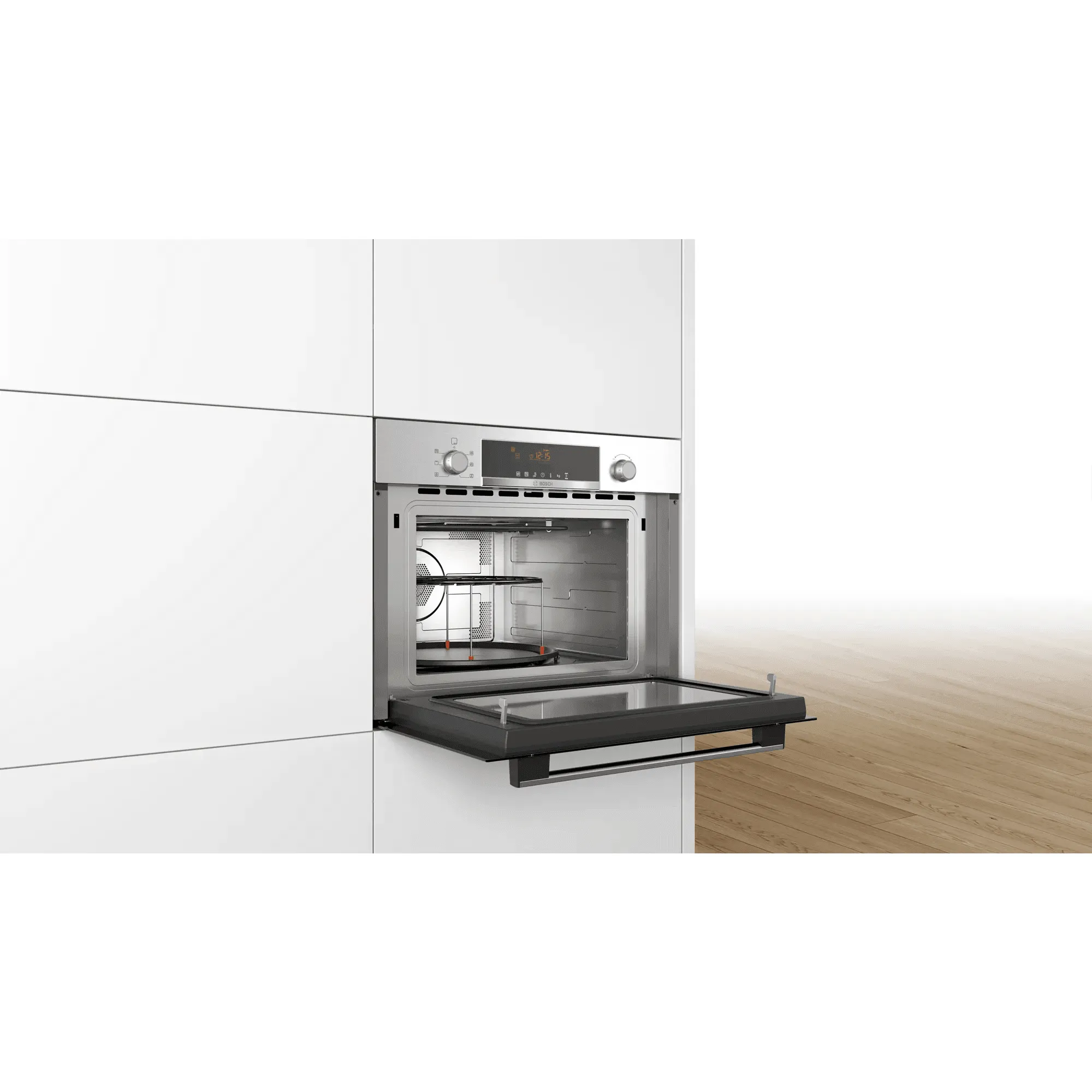 Bosch Serie 4 44L Built-In Combi Microwave - Stainless Steel | CMA583MS0B