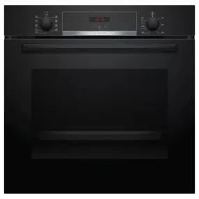 Bosch Series 4 60CM Built-In Single Oven - Black | HBS534BB0B