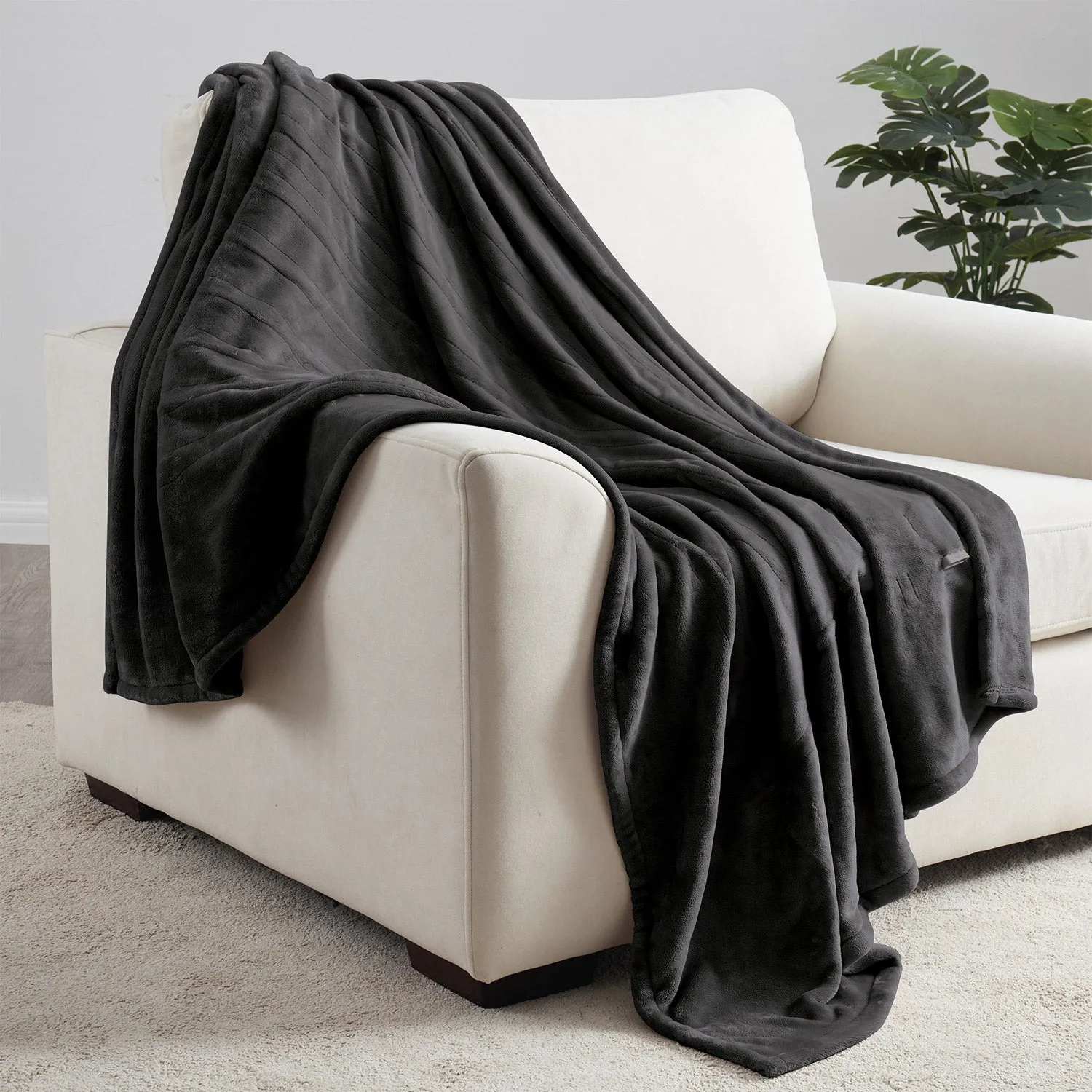 Brookstone Oversized Heated Throw