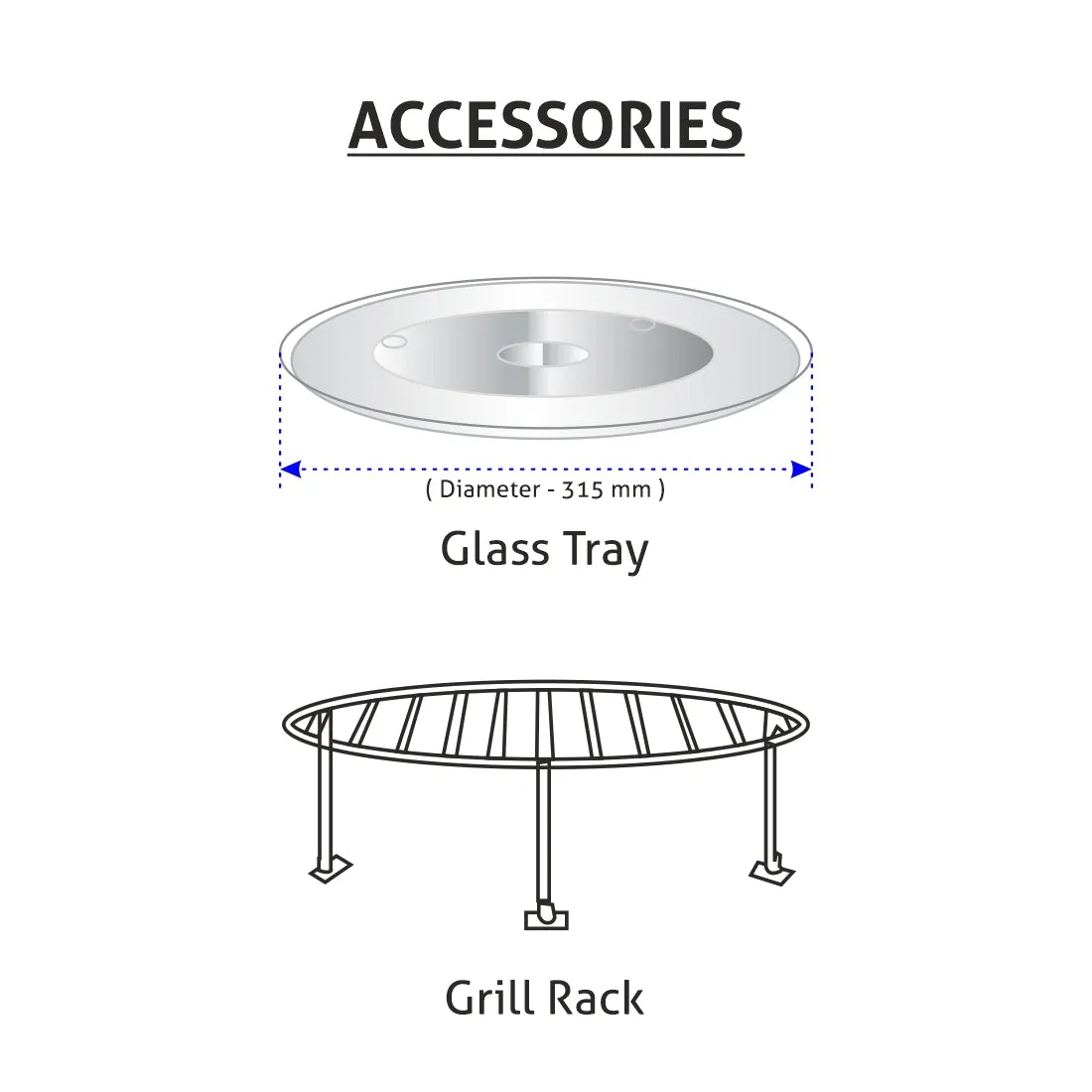 Built In Microwave with Grill Soft Touch Controls Stainless Steel 25Ltr (MO 677)