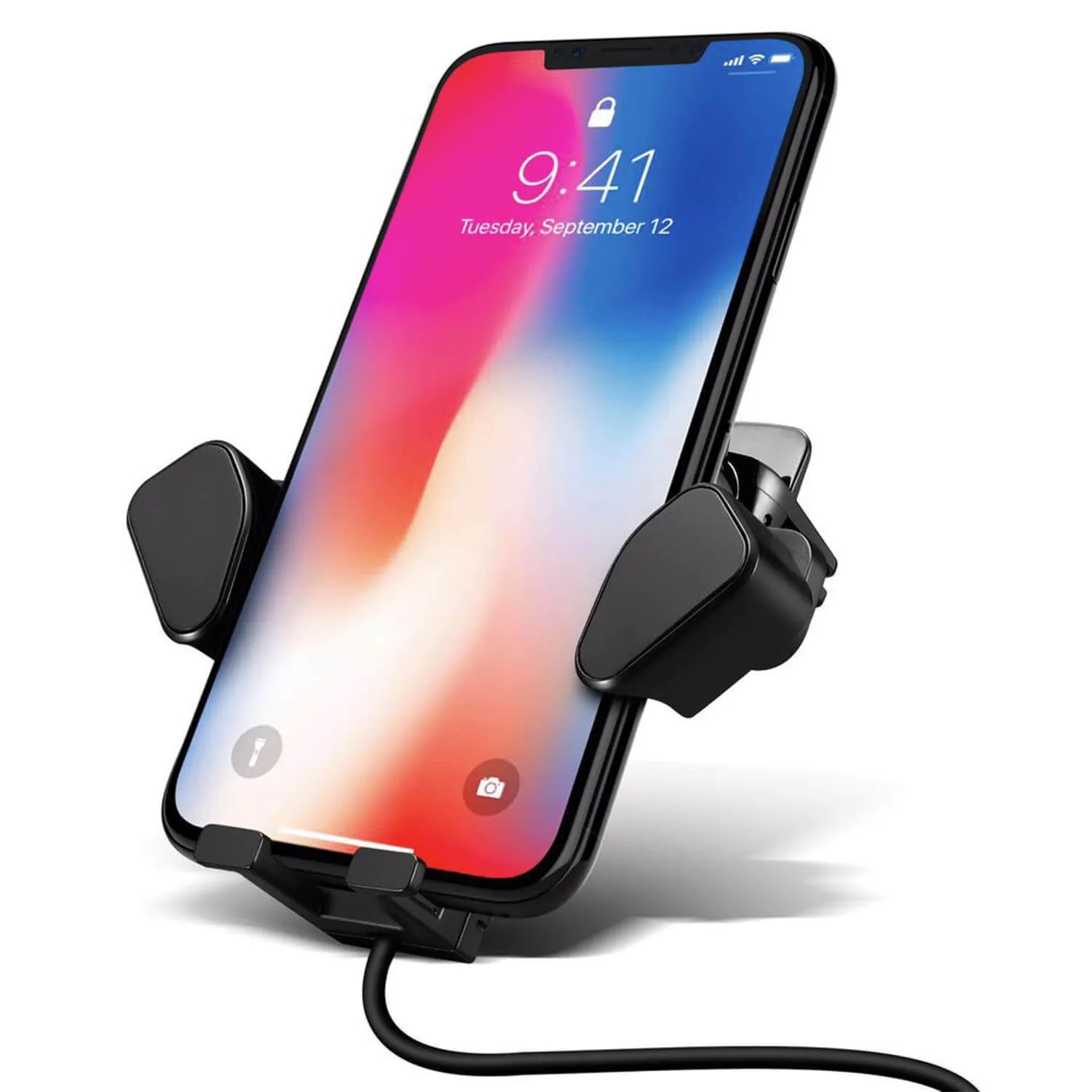 Car Phone Mount Wireless Charger - Air Vent Holder