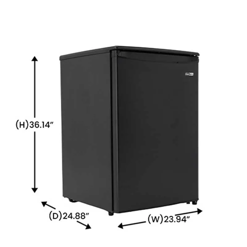 Conserv 4.3cf Compact Upright Freezer 24in Freestanding Stainless 110V E-Star