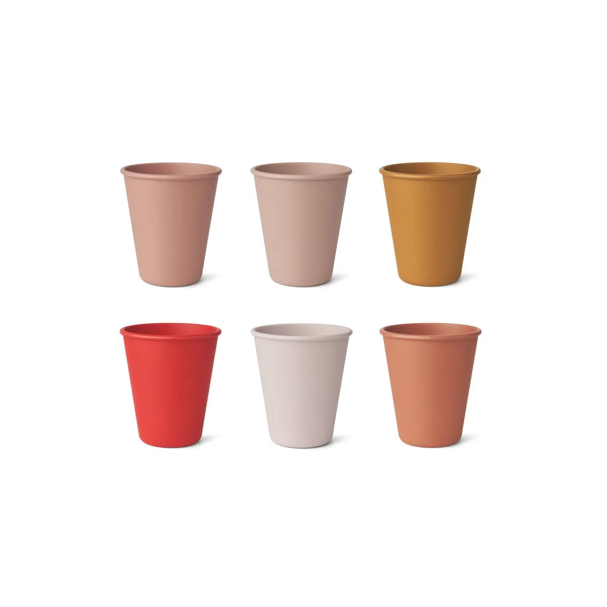 Cups - Bamboo - Tuscany Rose Multi Mix - Pack of 6