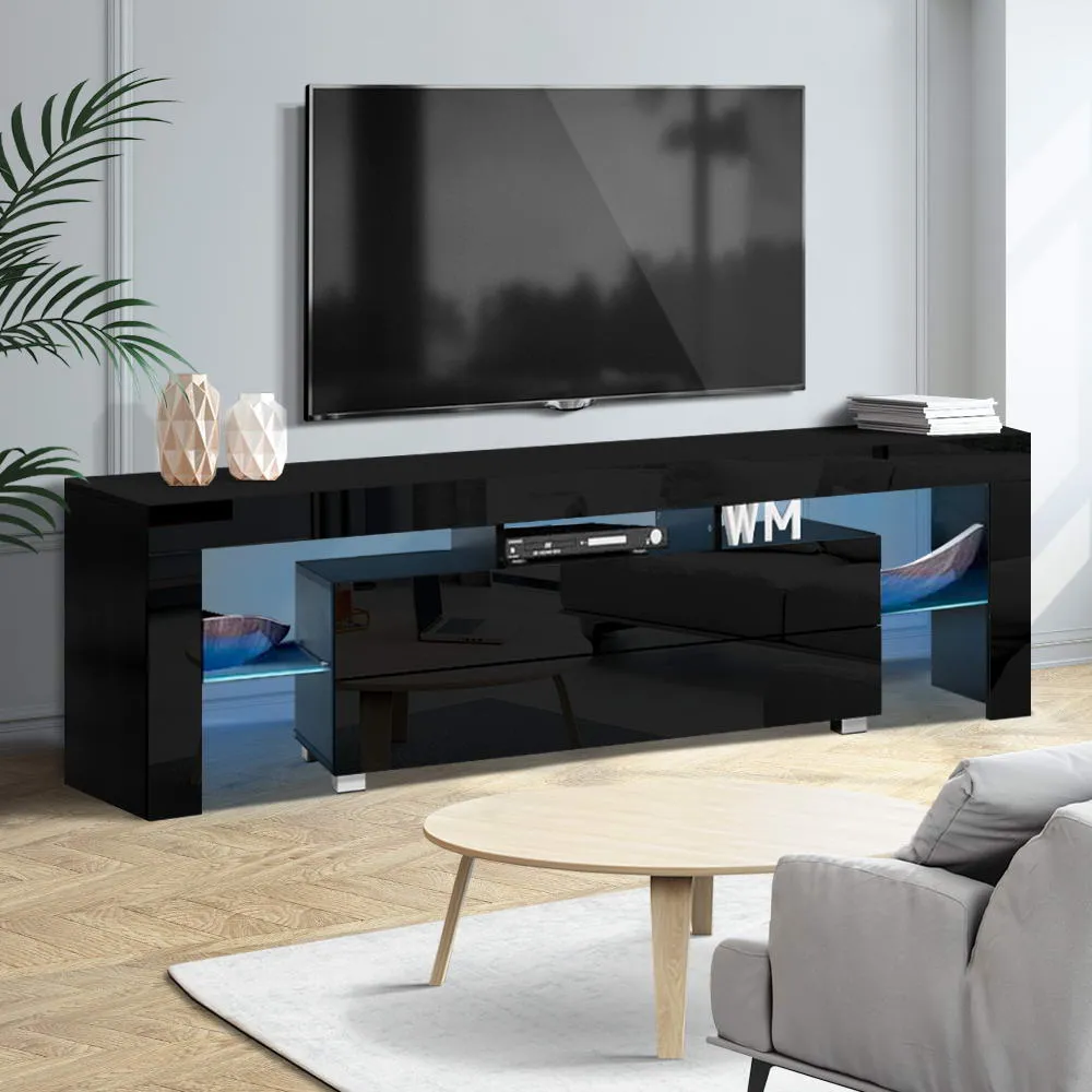 Customizable LED TV Cabinet with Drawers & Shelves - Artiss