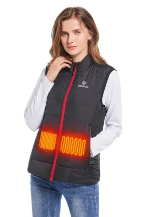 DOACE Wear women heated vest-Black(Battery not included)