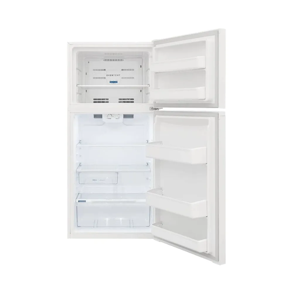 Frigidaire - 13.9 Cu. Ft. Top-Freezer Refrigerator - White