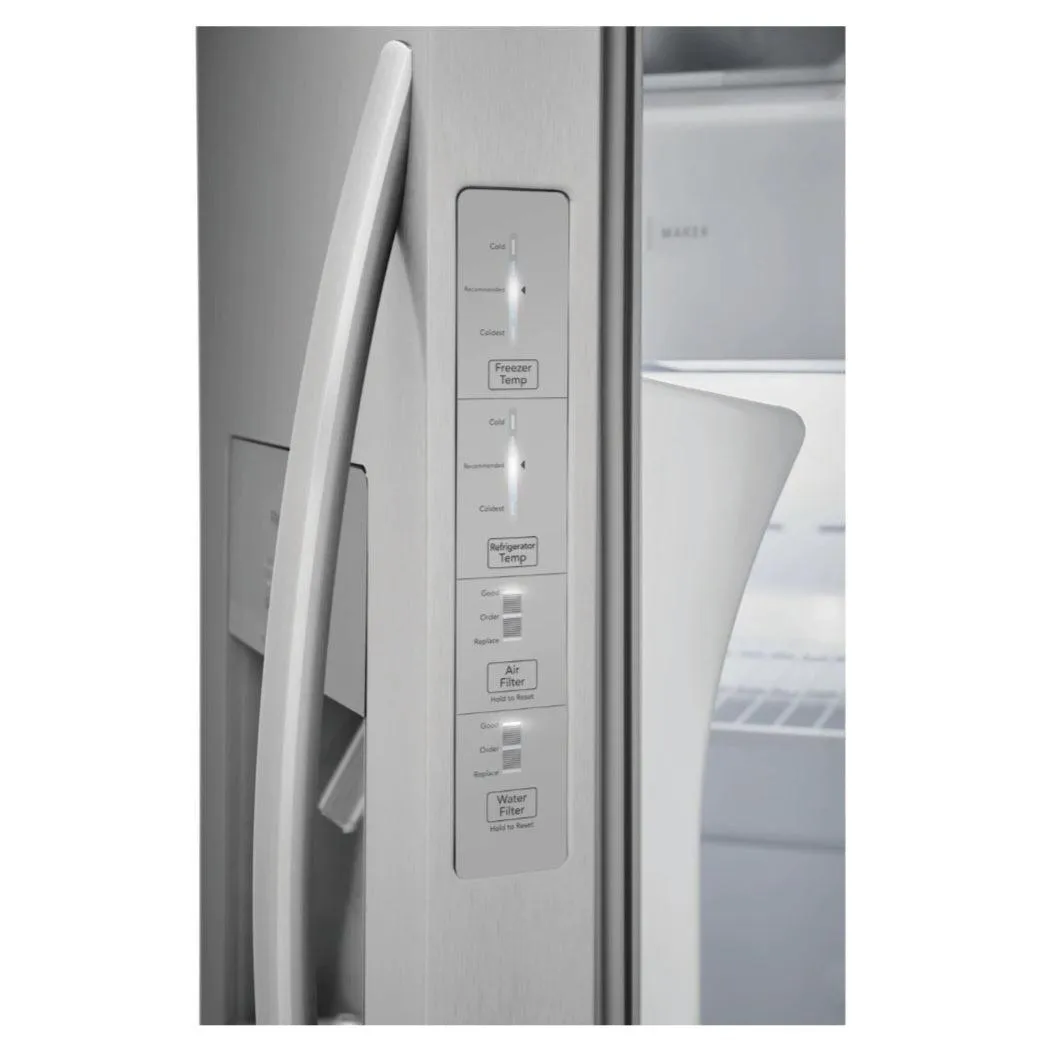 Frigidaire Gallery 23.3 Cu. FT., 33" Wide Side by Side Refrigerator Stainless Steel*