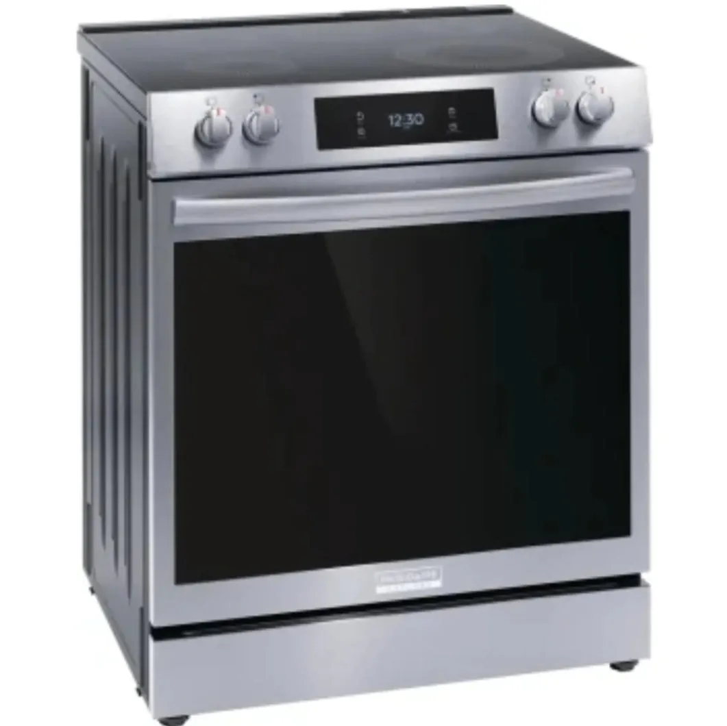 Frigidaire Gallery 30" Electric Range 5 Elements, 6.2 cu. ft.,Convection Oven & Air Fry- Stainless Steel*