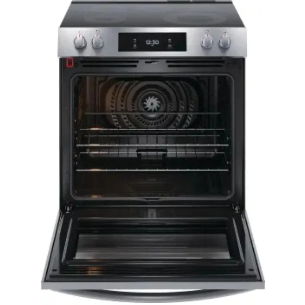 Frigidaire Gallery 30" Electric Range 5 Elements, 6.2 cu. ft.,Convection Oven & Air Fry- Stainless Steel*