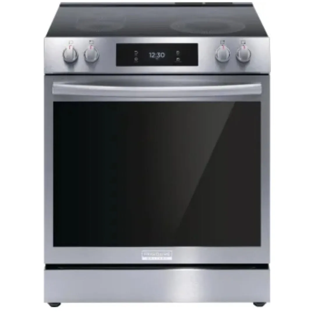 Frigidaire Gallery 30" Electric Range 5 Elements, 6.2 cu. ft.,Convection Oven & Air Fry- Stainless Steel*