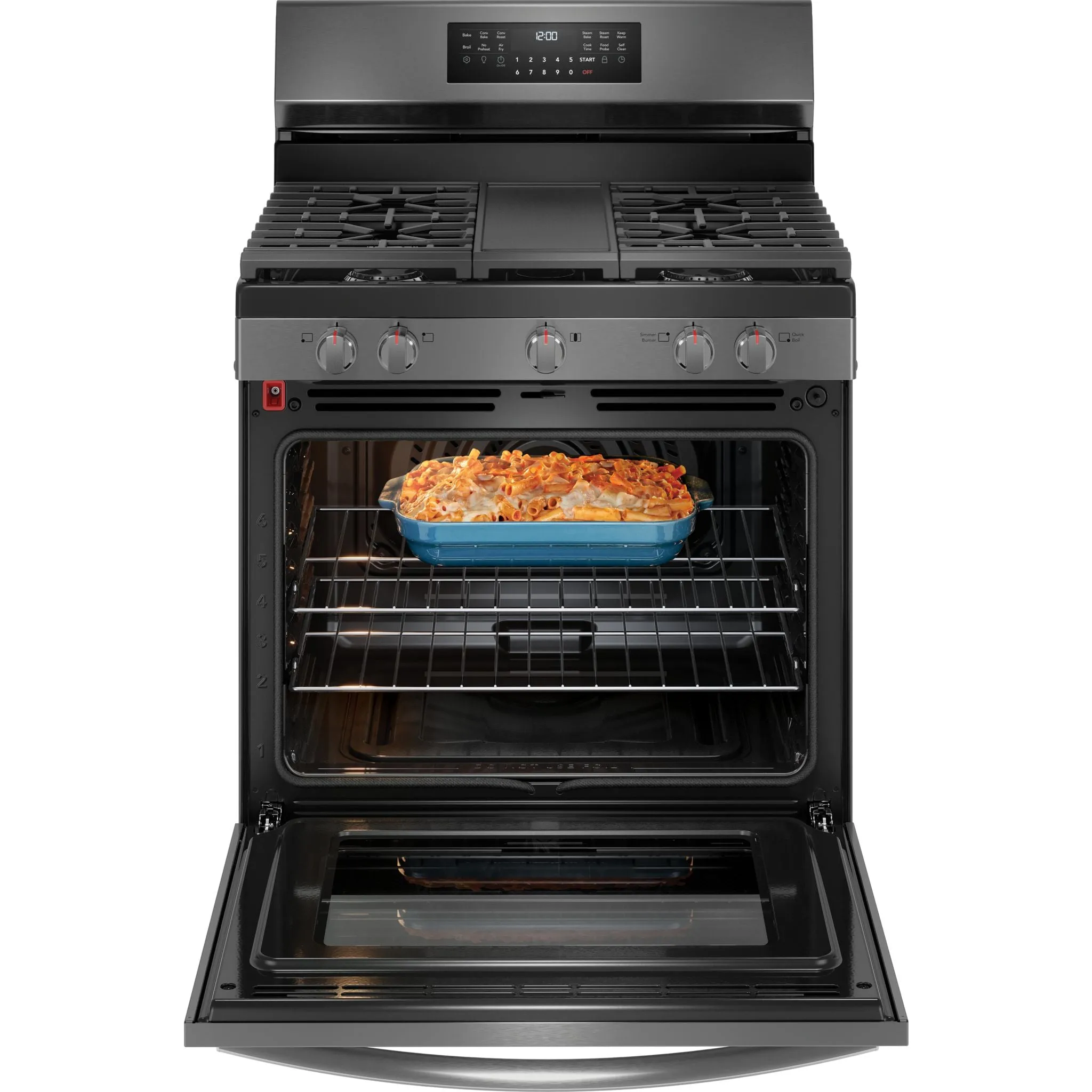 Frigidaire Gallery Gas Range (GCRG3060BD) - Black Stainless Steel