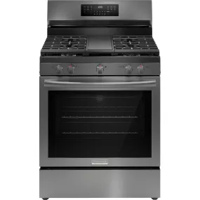 Frigidaire Gallery Gas Range (GCRG3060BD) - Black Stainless Steel