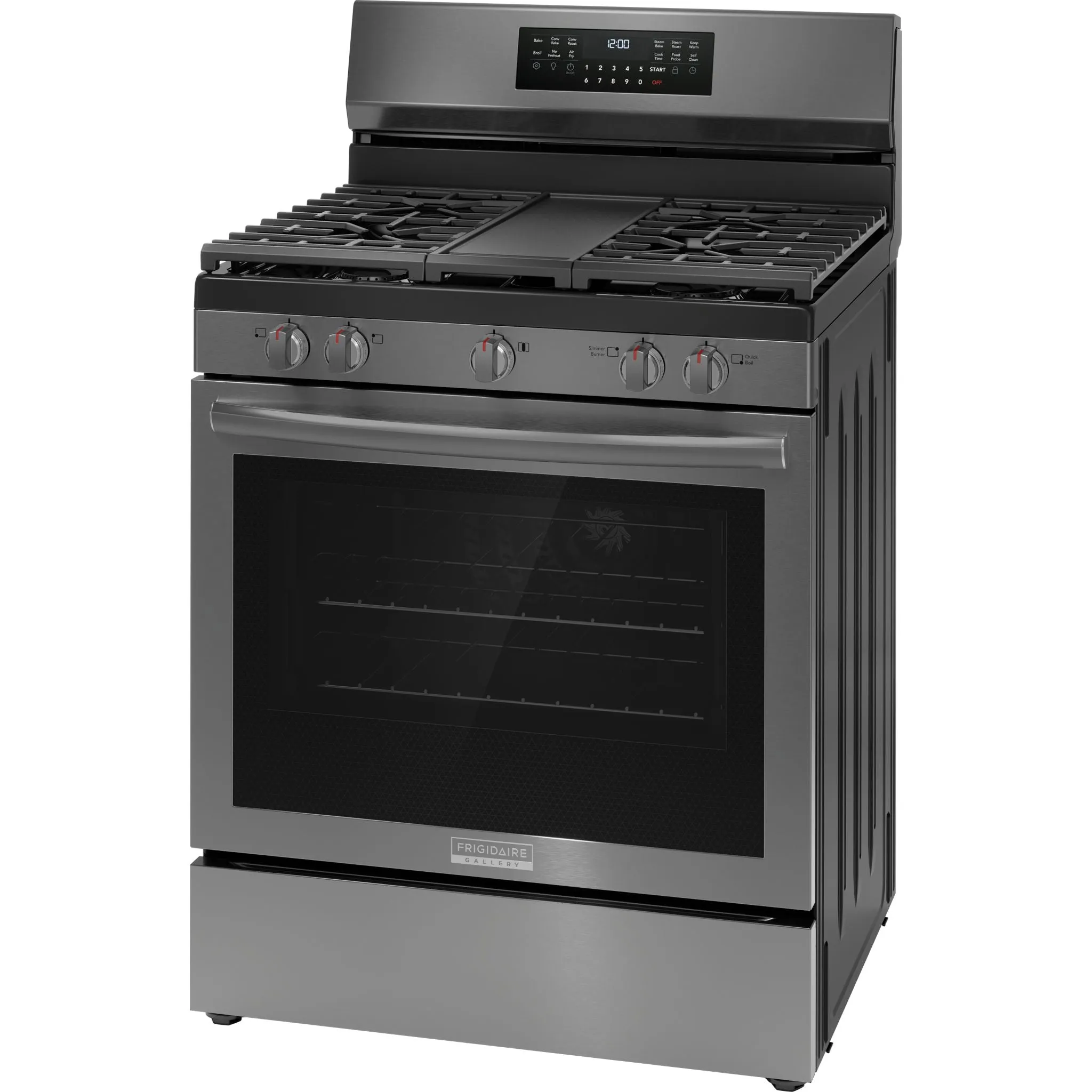 Frigidaire Gallery Gas Range (GCRG3060BD) - Black Stainless Steel