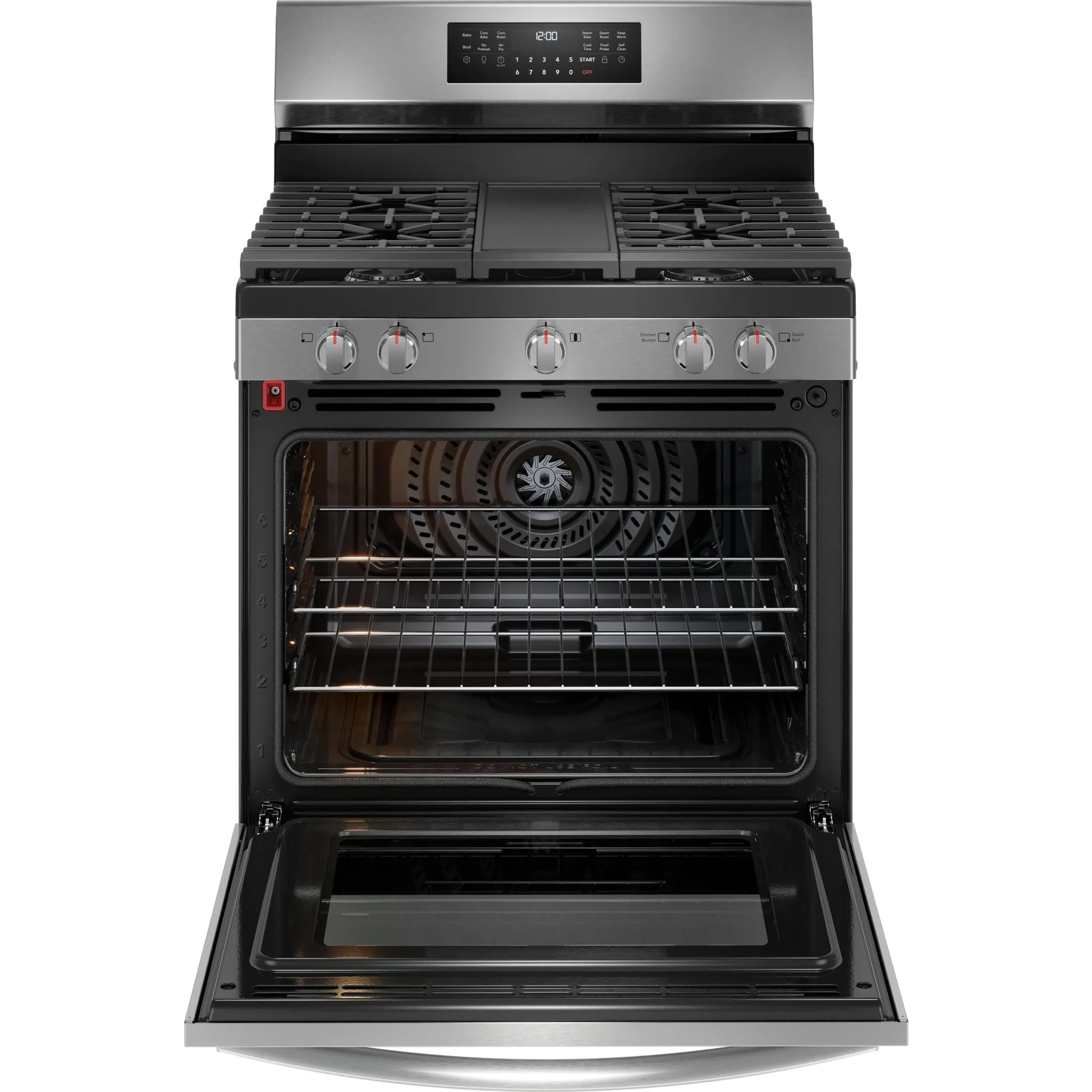 Frigidaire Gallery Gas Range (GCRG3060BD) - Black Stainless Steel