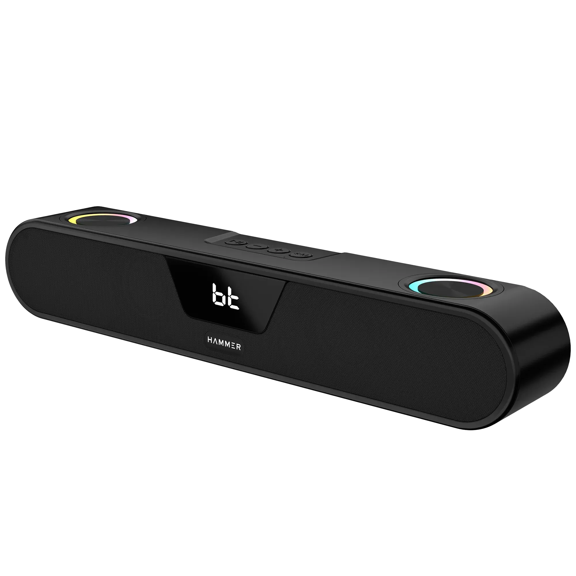 Hammer BeatBox 24W Output Bluetooth Soundbar With RGB Lights and Upto 8 Hours Playtime