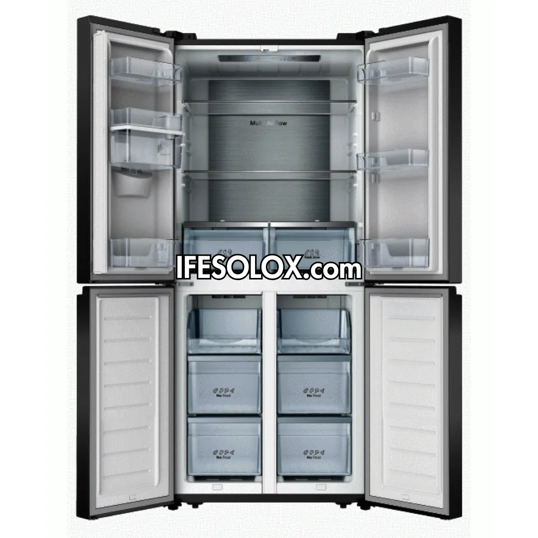 Hisense REF 56WCB 432L Side by Side Refrigerator with LED display   1 Year Warranty - Brand New