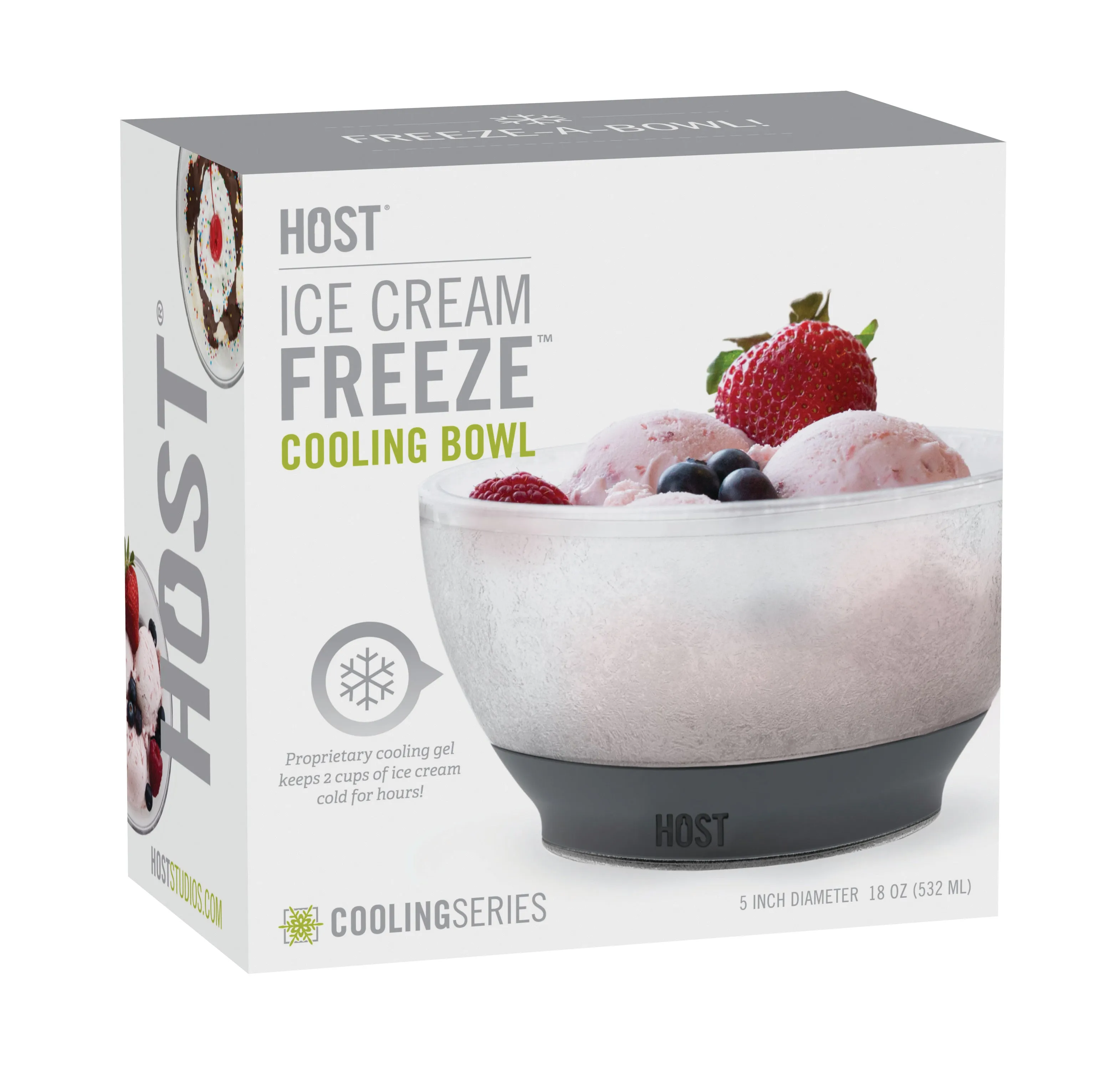 Ice Cream FREEZE™ Bowl in Grey