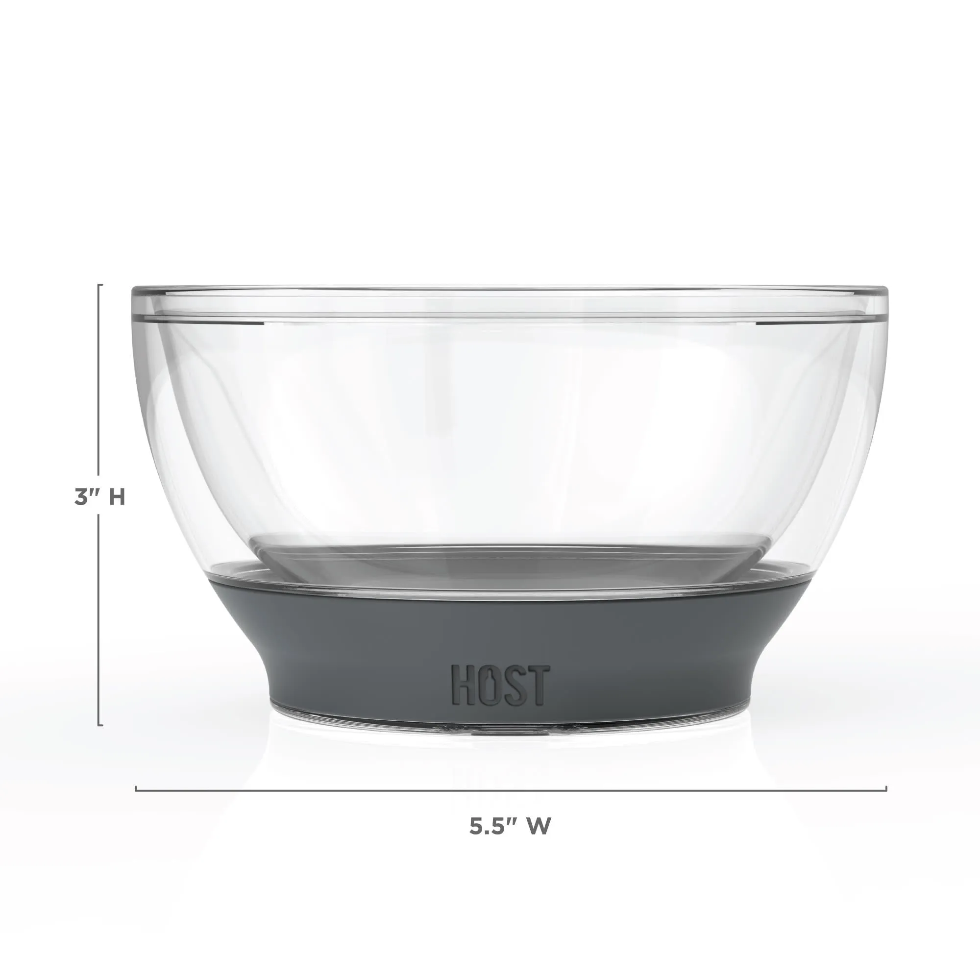 Ice Cream FREEZE™ Bowl in Grey