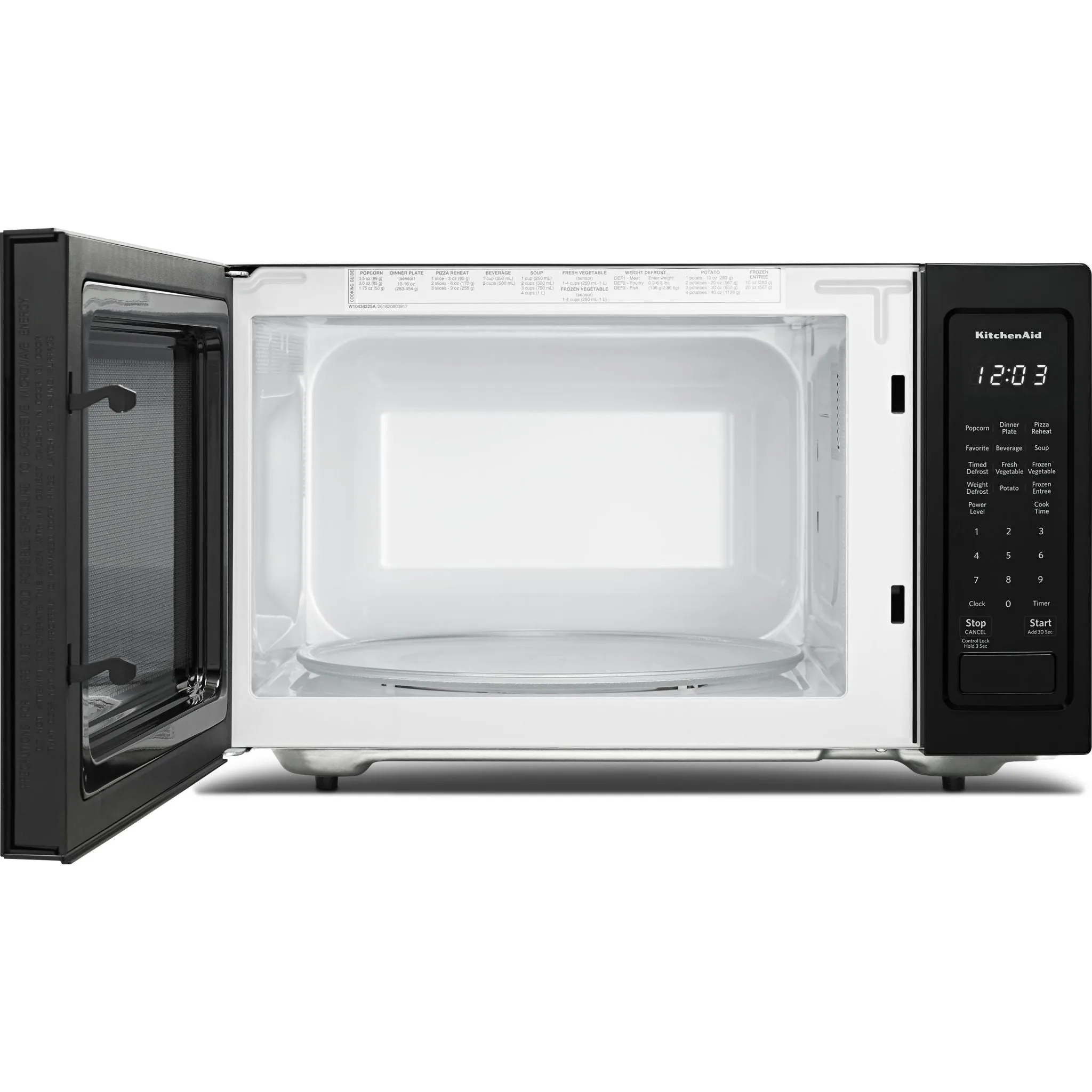 KitchenAid  21 3/4" Countertop Convection Microwave Oven with PrintShield Finish - 1000 Watt (KMCC5015GBS)