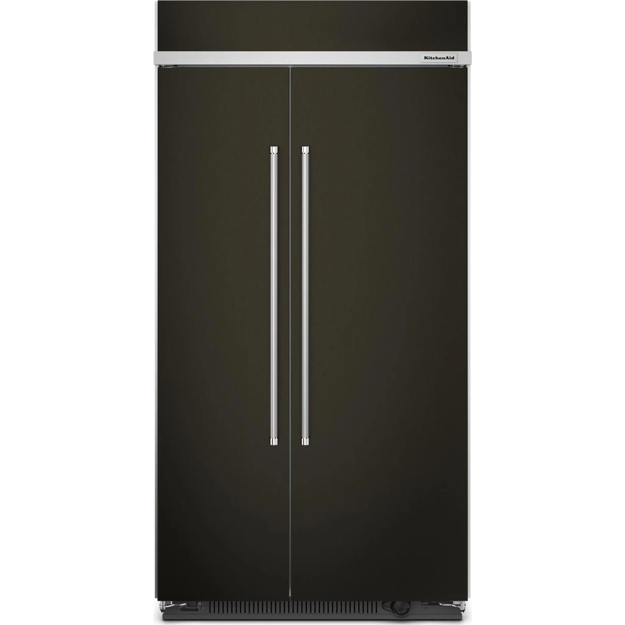 KitchenAid  25.5 cu.. ft. 42" Built-In Side-by-Side Refrigerator with PrintShield Finish (KBSN702MBS)