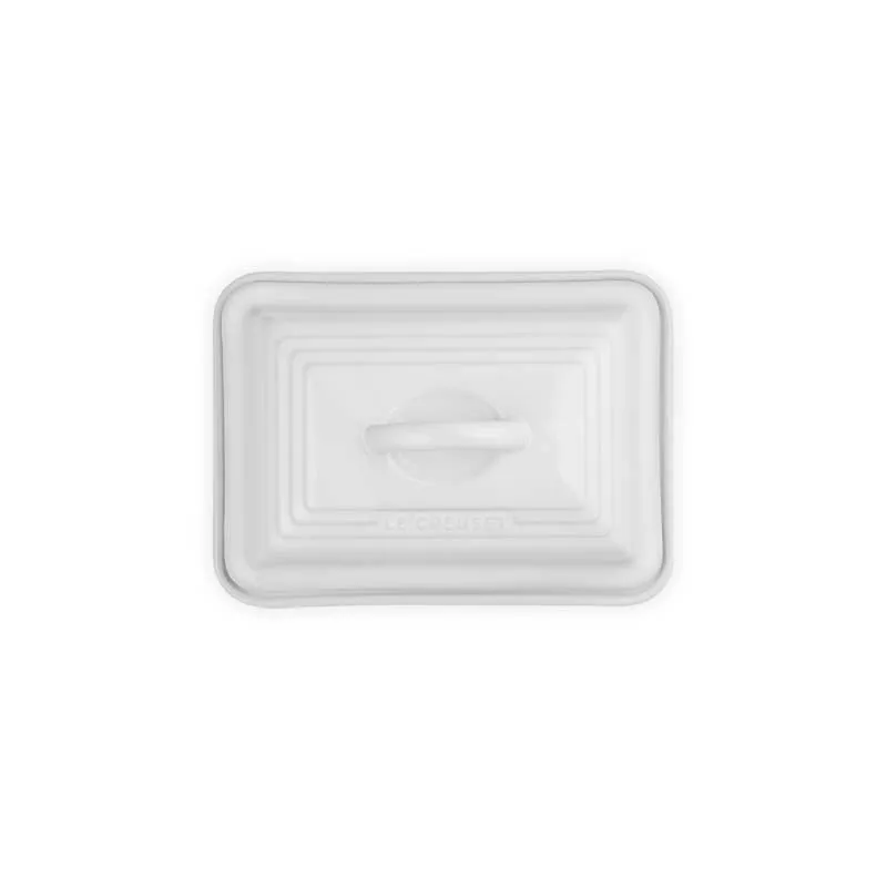 Le Creuset Stoneware Butter Dish White