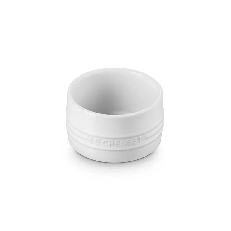 Le Creuset Stoneware Stackable Ramekin White