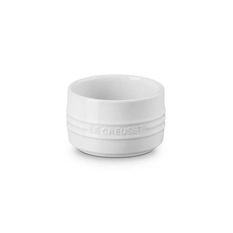 Le Creuset Stoneware Stackable Ramekin White