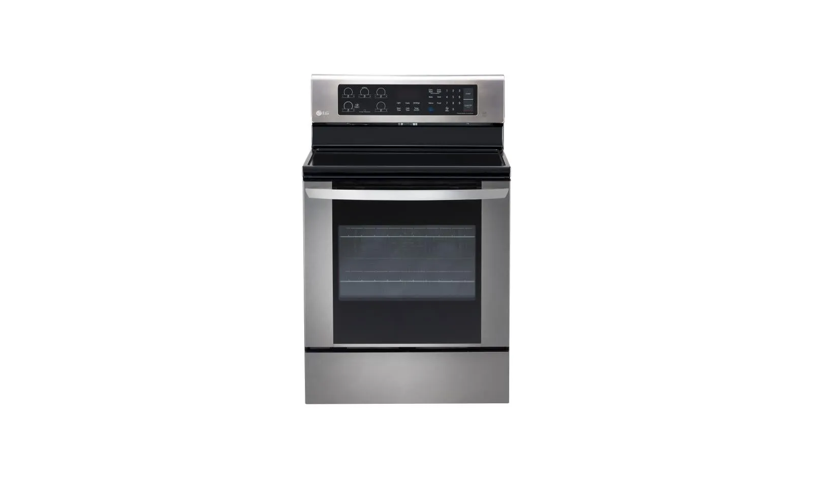 LG - 6.3 cu. ft. Electric Single Oven Range with EasyClean® -