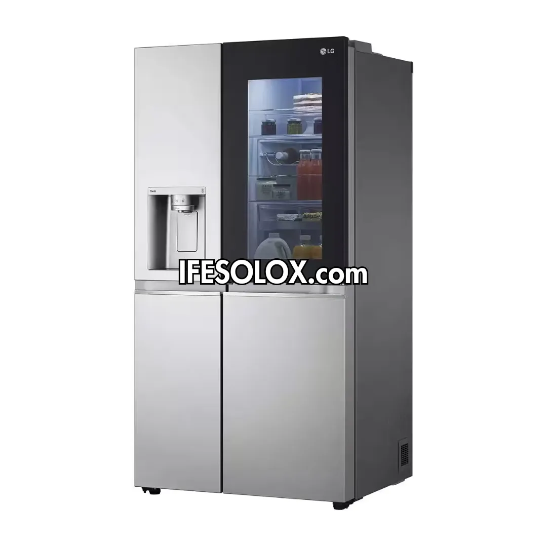 LG GC-X257CSES 674L Smart Inverter InstaView Side By Side Refrigerator with Water Dispenser - Brand New