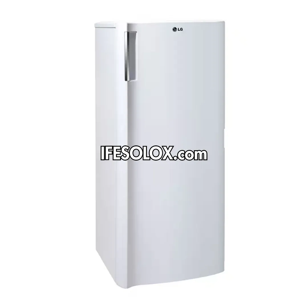 LG GN-304SQ 168L Turbo Freeze Smart Inverter Upright Freezer (White) with Low Voltage Stability - Brand New