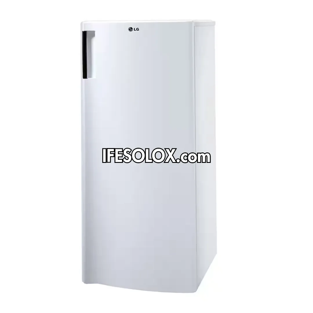 LG GN-304SQ 168L Turbo Freeze Smart Inverter Upright Freezer (White) with Low Voltage Stability - Brand New